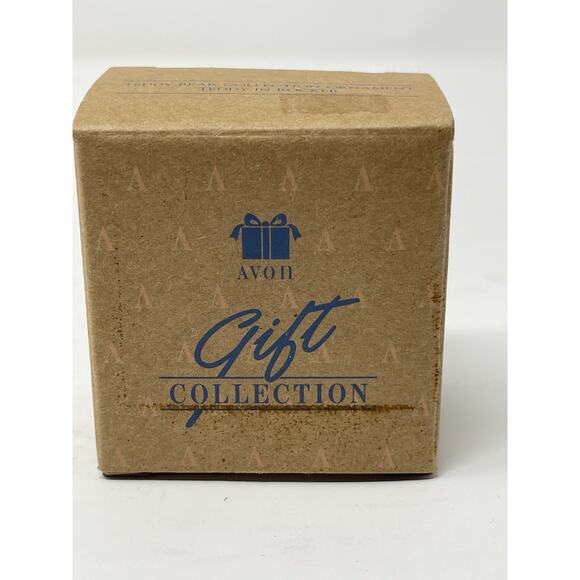 Avon Gift Collection New in Box Teddy Bear on Rocker Christmas Ordainment - Picture 2 of 5